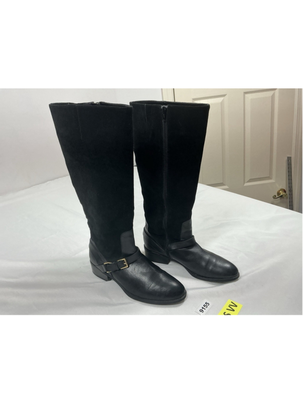 Womans Excellent Lauren Ralph Lauren Mila Riding Boots Size 8.5 B Black
